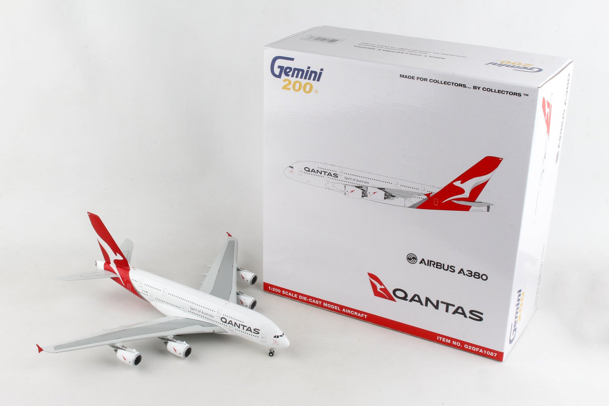 G2QFA1087 GEMINI QANTAS A380 1/200 REG#VH-OQB