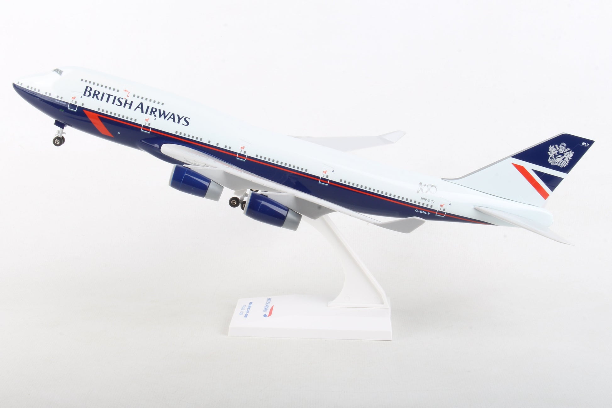SKR1030 SKYMARKS BRITISH 747-400 1/200 W/GEAR LANDOR