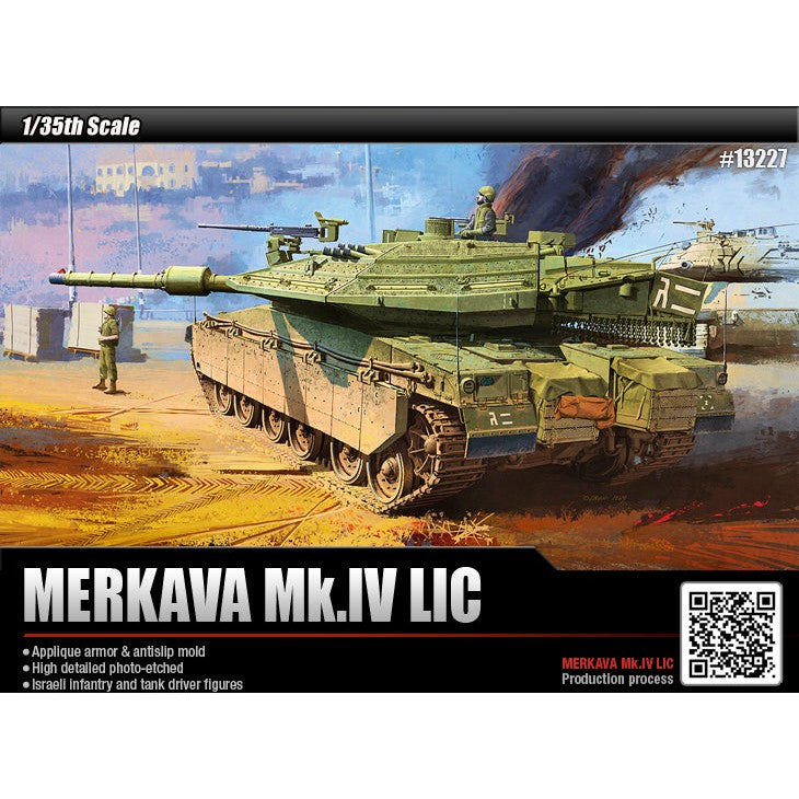Academy 13227 1/35 Merkava Mk.IV LIC Plastic Model Kit